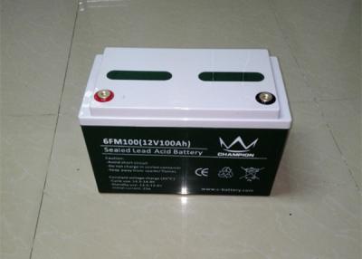 China Rechargeable 12v 100ah Deep Cycle Solar Lead Acid Battery Agm Vrla Battery for sale