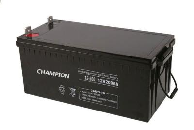 China Rechargeable 12V / 48V 200AH Deep Cycle Lead Acid Batteries For Banks / Financial Centre for sale
