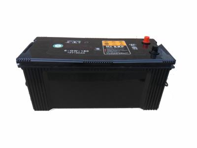 China Black 12 V 150AH Calcium Lead Acid Car Battery For Marine Boats N150MF for sale