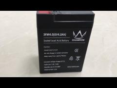 6V4AH UPS and security system power agm battery