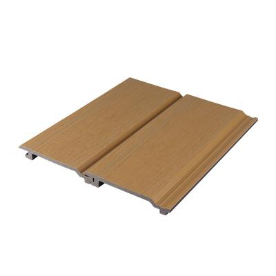 China Interior 20.5X145mm Floor WPC Cladding Panel Flat Wall Park Garden Termite - Resistance for sale