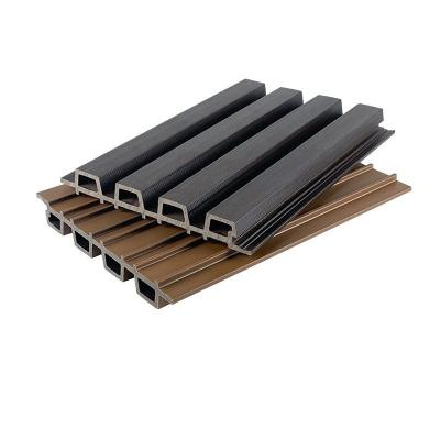 Китай 11x86 Inch WPC Cladding Panel Wood Plastic Composite Groove Plank Wall Inside Red Floor Board продается