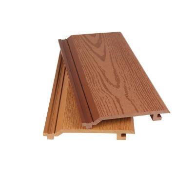 Китай Smooth WPC Inside Wall Panel 145x20.5mm Wood Plastic Composite Flat Board For Decoration Bar продается