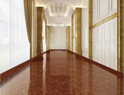 China 24X24' Pulat Polished Porcelain Floor Tiles Bordeaux Red Chocolate Red for sale