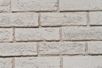 China SGS White Faux Art Veneer Cultured Stone Brick 60x200mm for sale