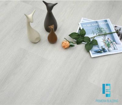 China Light Grey Wooden Lvt Pvc Floor Tiles Click System for sale