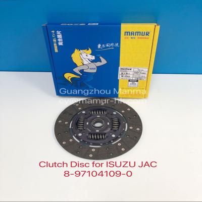 China Conjunto JAC 1040 do disco de embreagem do caminhão de ISUZU 4JB1T 8-97104109-0 1601100FA à venda