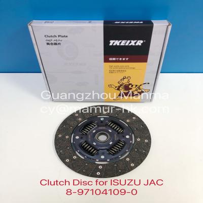 China 1601100FA Clutch Disc For ISUZU NKR 4JB1-T JAC 1040 8-97104109-0 for sale