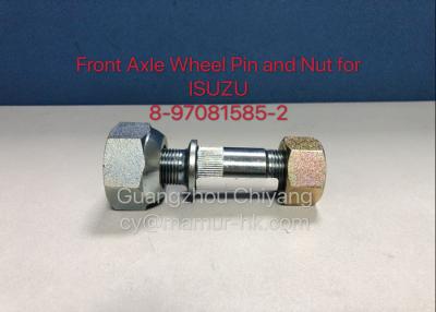 China Axle Wheel Pin And Nut ISUZU Chassis Parts For NPR NQR 8-97081585-2 for sale
