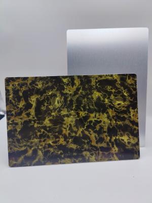 China Anodized Mirror Gold ACP Sheet for sale