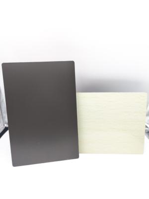 China Los paneles de pared exterior de aluminio del alto lustre, hoja plástica cubierta fluocarbono del ACP en venta