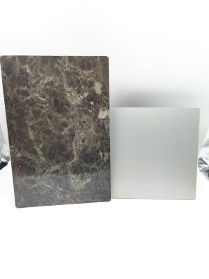 China Stone Grain ACP Partition Sheet Boards 3mm Thick High Gloss  Anodized Coating for sale