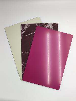China High Gloss ACP Plastic Sheet 2mm Thickness 2440mm Length Exhibition Use for sale