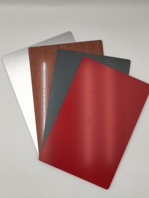 China Brushed ACP Partition Sheet 0.3mm Aluminum Layer   High Strength for sale