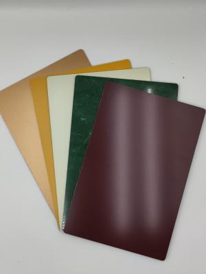 China Polyester Coating Mirror ACP Sheet 2440mm Length Silver Colour Fire Rated for sale