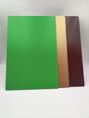 China Grass Green Aluminum Mirror ACP Sheet 4mm High Gloss For Partitions for sale