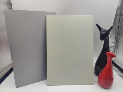 中国 High Gloss Surface Color Wooden Aluminum Composite Plate 0.3mm Layer Thickness 販売のため