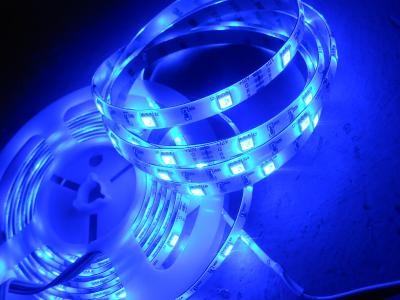 China High Power 36w Epistar SMD5050 Blue LED Flexible Strip 2800K - 3200K Warm White for sale