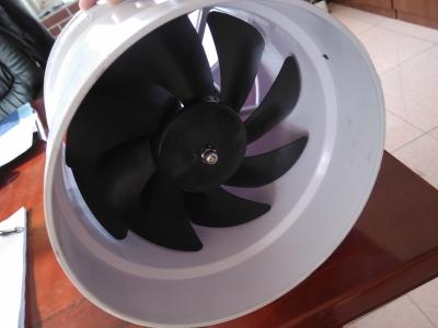 China Laboratory Ventilation Fan 220v PP Axial Flow Blower1850m3/h for Fume Hood Use for sale