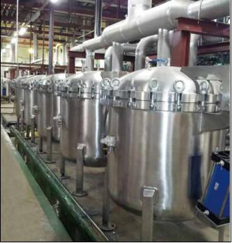 China Filtros de separação de líquidos sólidos de alta velocidade Filtração de aço inoxidável Versatilidade à venda