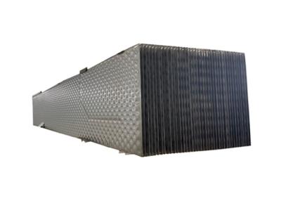 China 1.5x2m Double Wall Brazed Plate Heat Exchanger Dimpled Plate Type Evaporator for sale