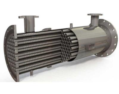 China SS316L Chiller Shell And Tube Evaporator Heat Exchanger 5T/H for sale