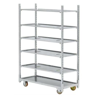 China Best selling danish trolley for flowers cheap price CC container/aluminium trolley cart for sale