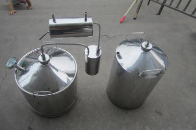 China Stainless steel milk can distiller for sale