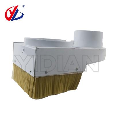 China Cubierta de vacío Empuje Piezas de mecanizado CNC Tire de la cubierta de polvo con cepillo para máquina de grabado de carpintería en venta