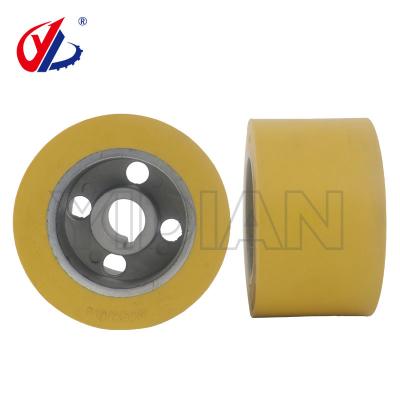 China 100*60mm Power Feeder Parts Rubber Power Feed Rollers For Woodworking Feeder Machine for sale