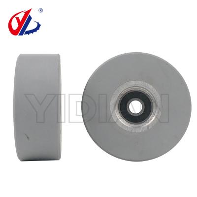 China φ65*φ8*25mm Rubber Press Wheels Smooth Roller For SCM Edge banding Machine for sale