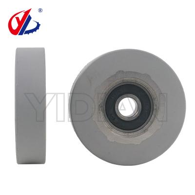 China φ65*φ8*30mm Rubberized Pressure Roller Press Wheels for Edge Banding Machine for sale