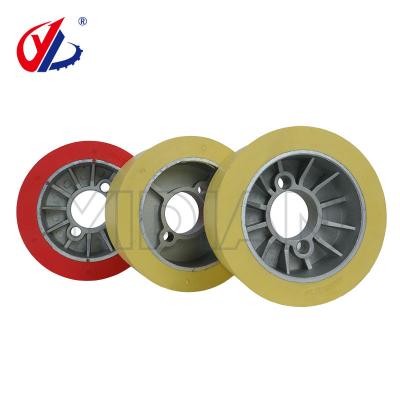 China 120*35*60mm Power Feeder Parts Press Wheel Rubber Feeding Wheels For CNC Machine for sale