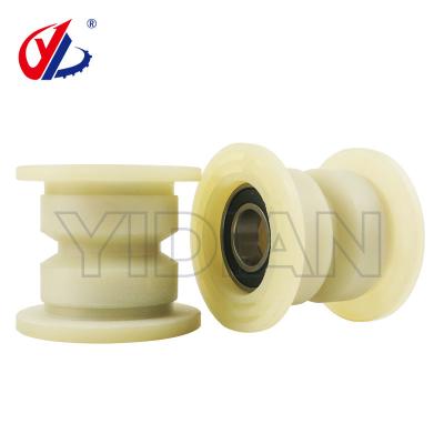 China 58mm Saw Spare Parts Nylon Swing Arm Wheel Woodworking Spares For Sliding Table Panel Saw for sale