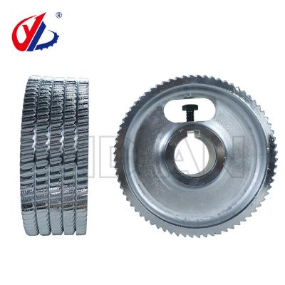 China Outer Dia 140mm Steel Feed Roller Woodworking Machinery Spares For Four Side Moulder for sale