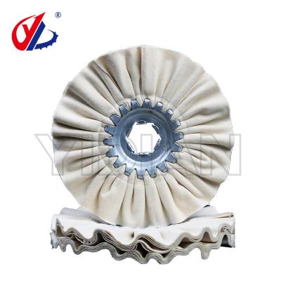Chine 4-005-15-0187 Roue de polissage en coton en métal 120mm Roue de polissage en coton pour perceuse à vendre