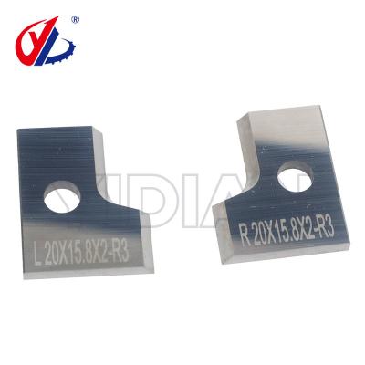 China 20X15.8X2mm Tungsten Carbide Schraapmes Voor CEHISA Kantenverlijmer Te koop
