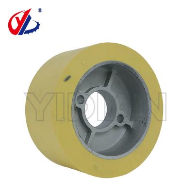 China 120*35*60mm Yellow Rubber Feeding Rollers Feed Rollers Woodworking Machines for sale