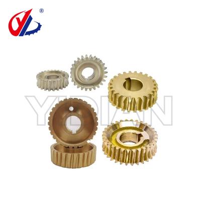 China 24T 30T Copper Gear Wheel Metal Gear Wheel For Woodworking Power Feeder Machine for sale