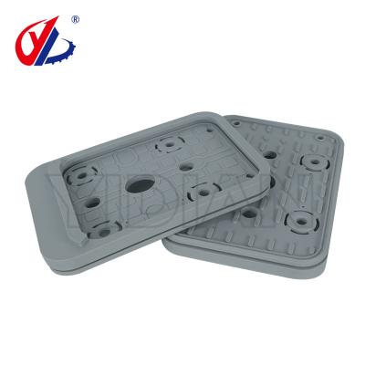 China 160*115*17mm Upper Suction Plates Rubber Pads With Step For Precision CNC Machine en venta