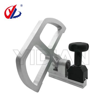 China Stainless steel Stopper Baffle Block With Magnifying Lens For Sliding Table Saw Parts for sale
