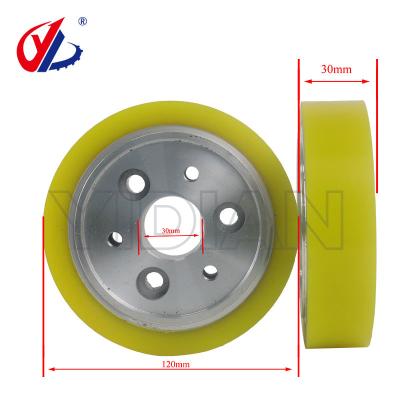 China Φ120*φ30*30mm PU Feeding Wheels For Four Sides Planer - Woodworking Machine Part for sale