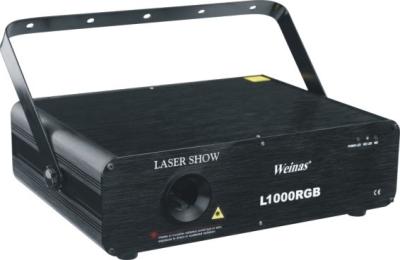 China 1w RGB 3 In 1 Laser Stage Lighting / DJ Laser Lights With Ilda Software for sale