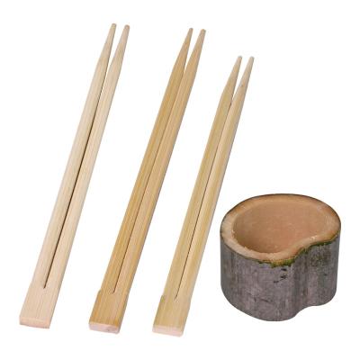 China Customised Picnic Engraved Wooden Chopsticks Camping Bamboo Tableware for sale