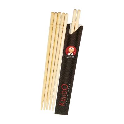 China 23cm Individually Wrapped Round Bamboo Chopsticks Kitchen Accessories for sale
