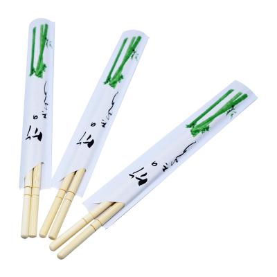 China Compostable Handcraft Long Wooden Chopsticks Disposable Bamboo Sushi Sanitary for sale