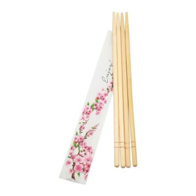 China Fast Food Korean Round Bamboo Chopsticks Sushi Japanese Splinter Free for sale