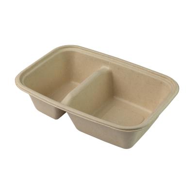 China Bio Degradable Pulp Food Container Eco Friendly , Meal Prep Compostable Food Boxes for sale