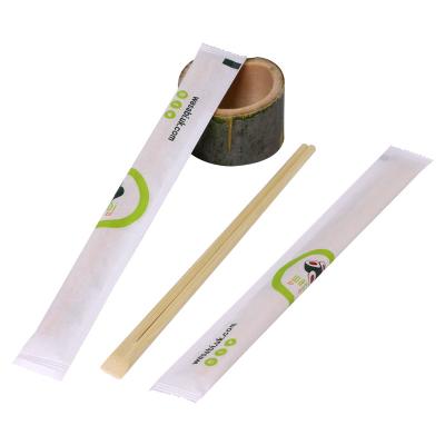 China Compostable Camping Chinese Restaurant Chopsticks Paper Packing for sale
