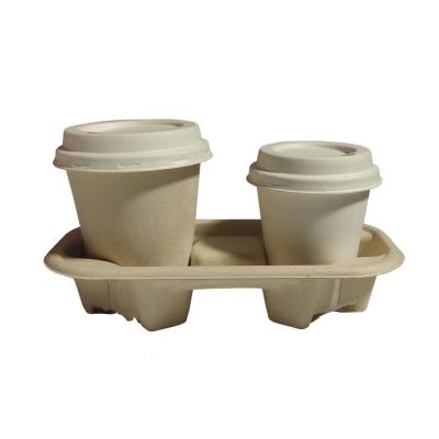 China Biodegradable Sugarcane Bagasse Cups ,12oz Compostable Cups With Lids for sale